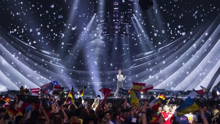Levina beim ESC-Finale in Kiew, 2017