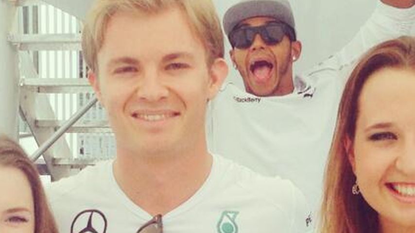 Lewis Hamilton und Nico Rosberg