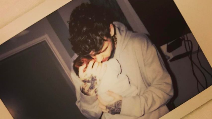 Liam Payne mit seinem neugeborenen Sohn Bear