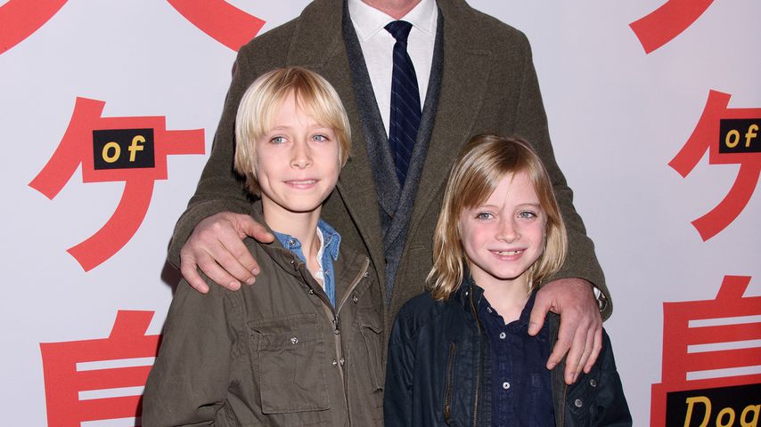Liev Schreiber mit seinen Söhnen Samuel Kai und Alexander Pete