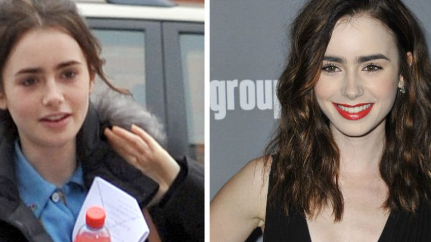 Lily Collins ungeschminkt schöner als mit Make-up ...