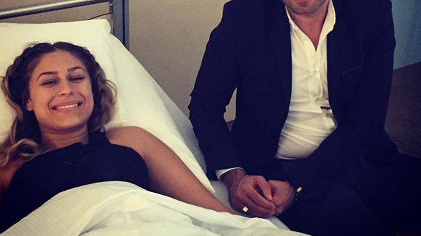 Linda Teodosiu kurz nach ihrer Brust-OP