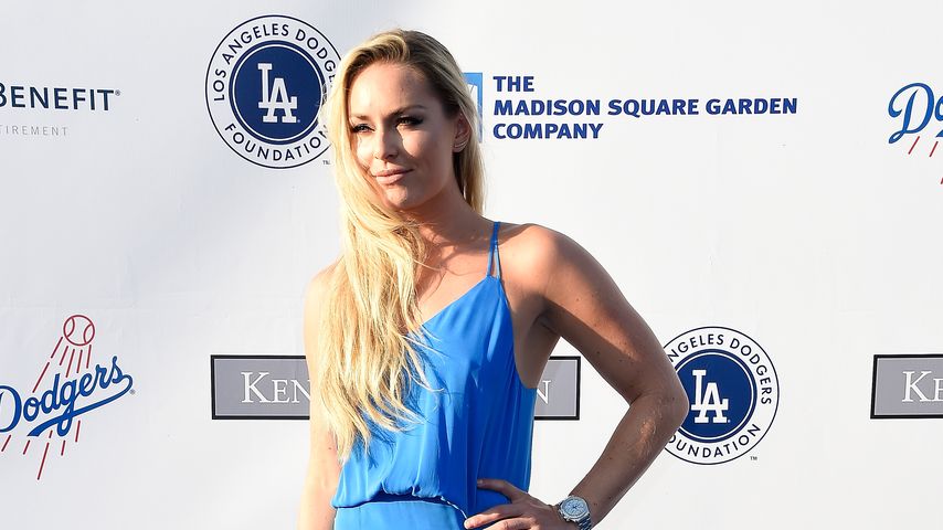 Lindsey Vonn bei einer Gala im Dodger Stadion in L.A.