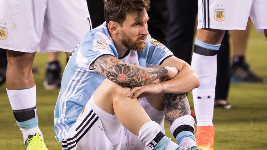 Lionel Messi beim Copa America 2016 Finalspiel Chile gegen Argentinien in East Rutherford