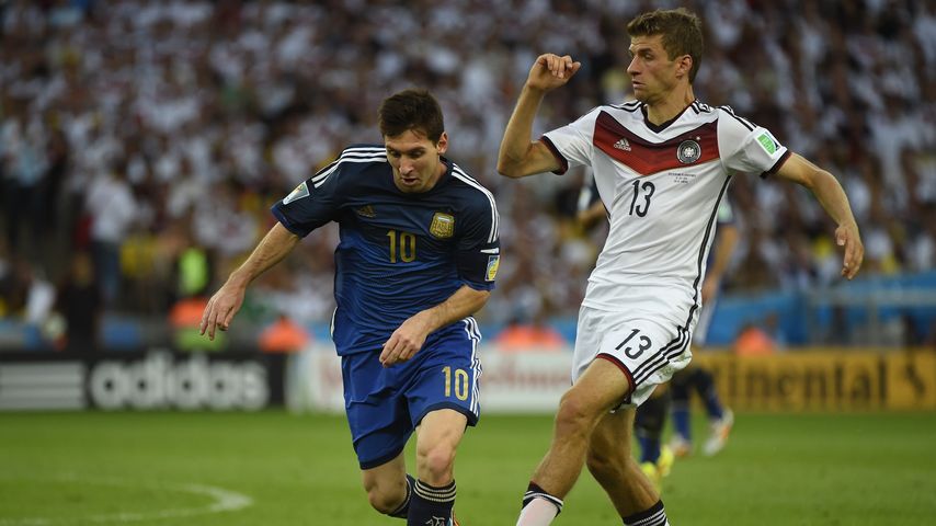 Thomas Müller und Lionel Messi