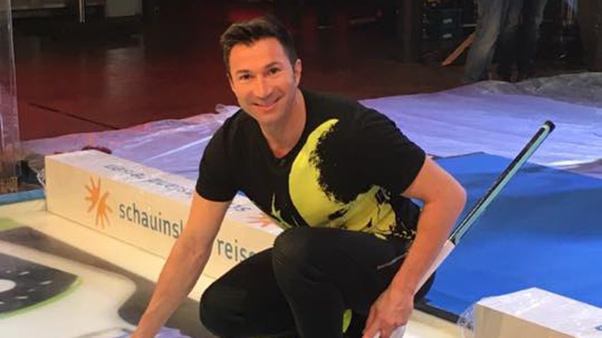 Lucas Cordalis beim "Großen RTL II Promi-Curling-Abend" in Mönchengladbach