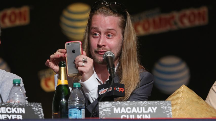 Macaulay Culkin bei einer Pressekonferenz in New York