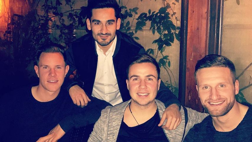 Marc-André ter Stegen, Ilkay Gündogan, Mario Götze und Shkodran Mustafi in Rom