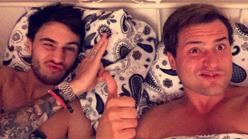Echte Kumpels: Marc Aurel Zeeb und Rocco Stark