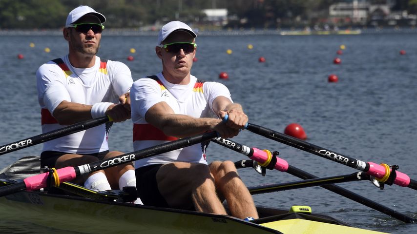 Marcel Hacker (l.) und Stephan Krüger bei den Men's Double Sculls (Olympia 2016)