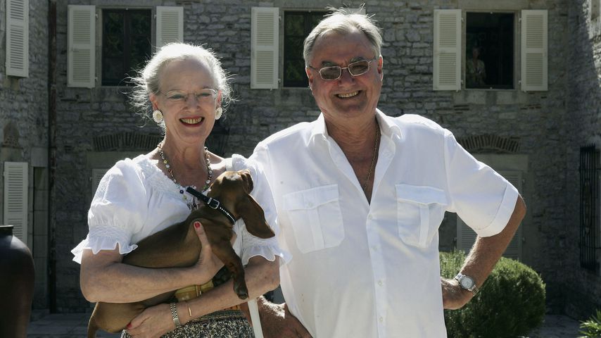 Margrethe von Dänemark und Prinz Henrik im Urlaub auf Schloss Caix in Frankreich