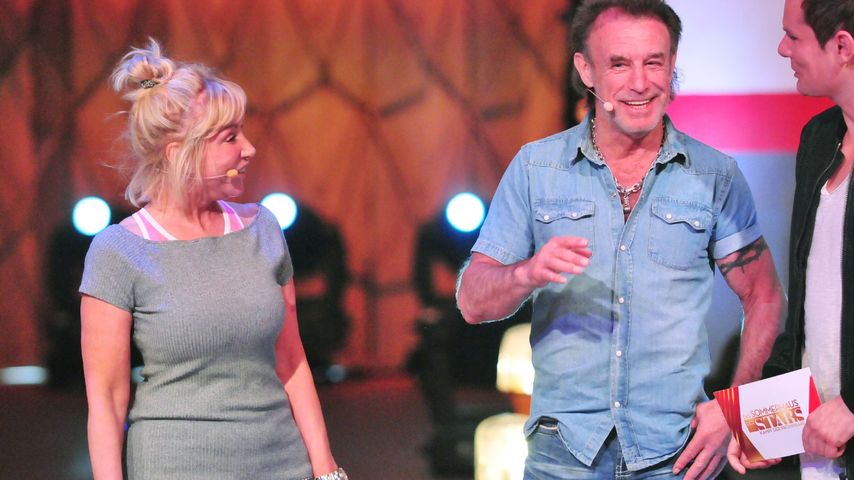 Maria und Rene Weller in einer Szene von "Das Sommerhaus der Stars"