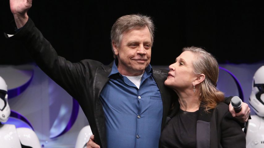 Mark Hamill und Carrie Fisher 2015 bei der "Star Wars"-Celebration in Anaheim