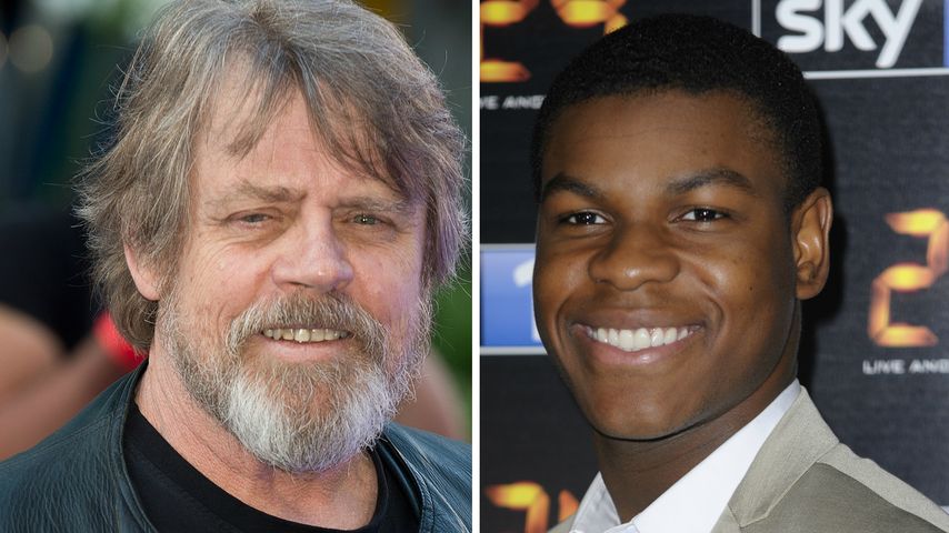 John Boyega und Mark Hamill