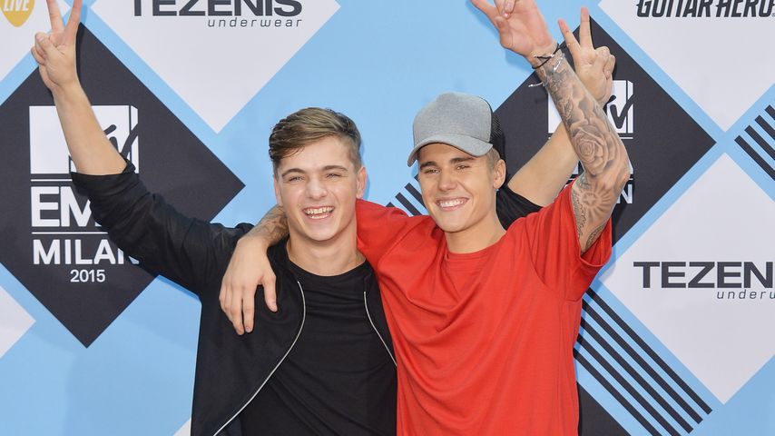 Martin Garrix und Justin Bieber bei den MTV EMA's 2015