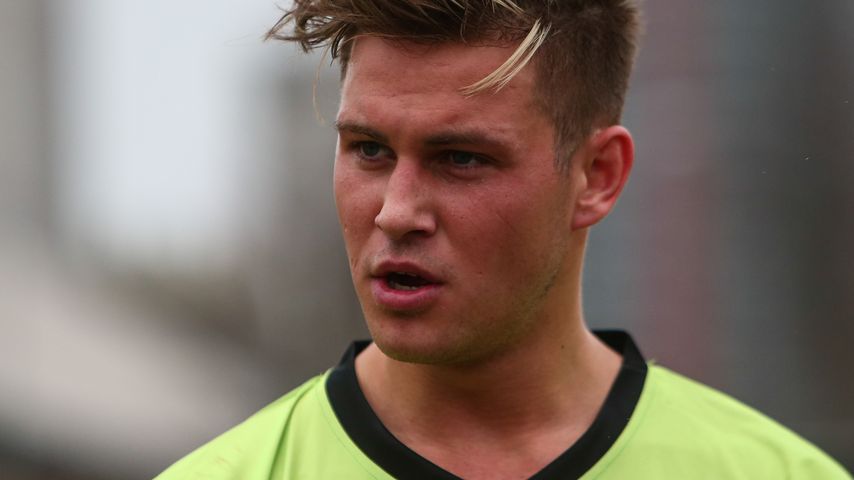 Marty McKenna bei einem "Soccer Six"-Event in London