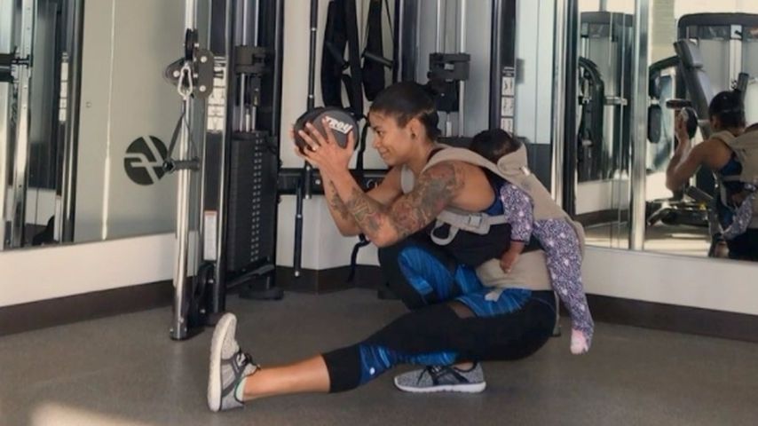 Work-out mit Baby: Fitness-Trainerin kassiert Shitstorm!