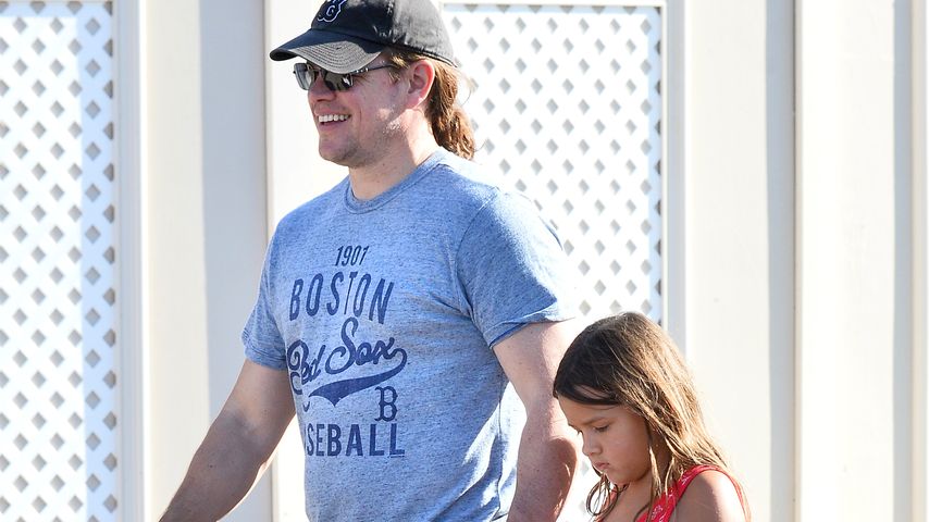 Matt Damon und Tochter Gia