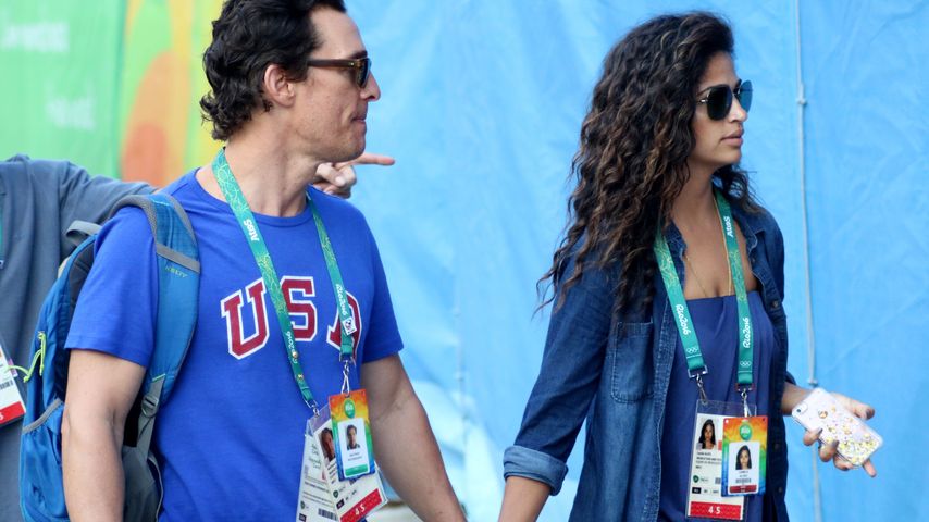 Matthew McConaughey und Camila Alves im Olympia-Fieber in Rio de Janeiro