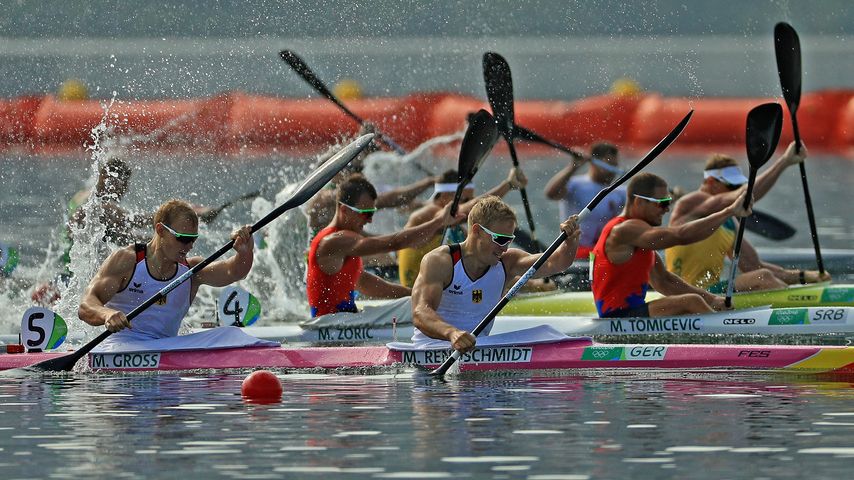 Max Rendschmidt und Marcus Groß im Finale über 1000 Meter im Kajak-Doppel