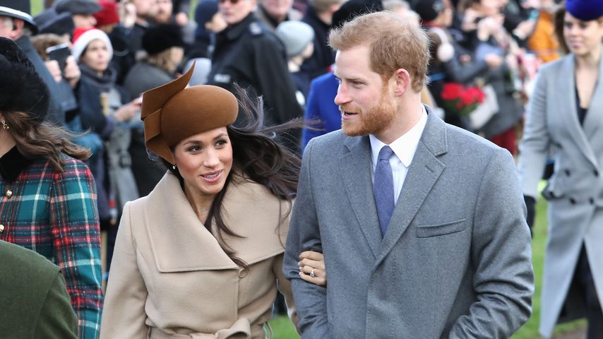 Meghan Markle und Prinz Harry in Sandringham 2017