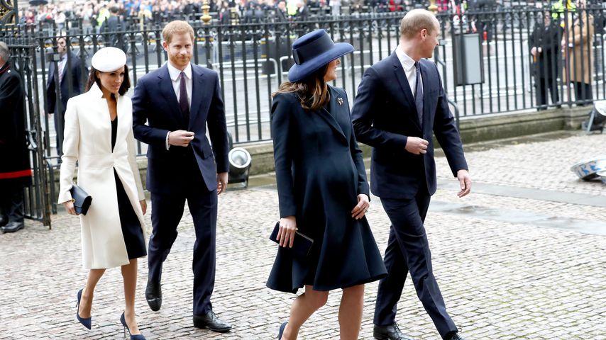 Meghan Markle, Prinz Harry, Herzogin Kate und Prinz William