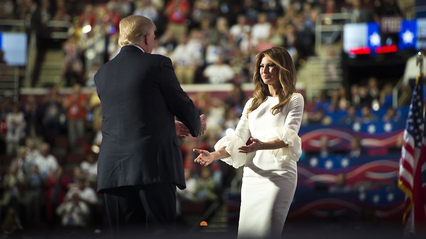 Melania Trump und Donald Trump beim Nominierungsparteitag der Republikaner in Cleveland