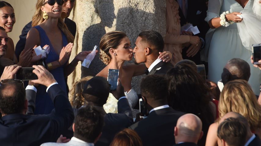 Melissa Satta und Kevin Prince Boateng nbei ihrer Hochzeit