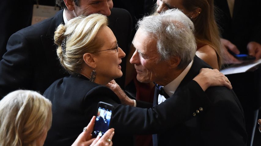 Meryl Streep und Clint Eastwood bei den Oscars 2015