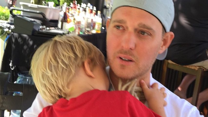 Michael Bublé und sein Sohn Noah