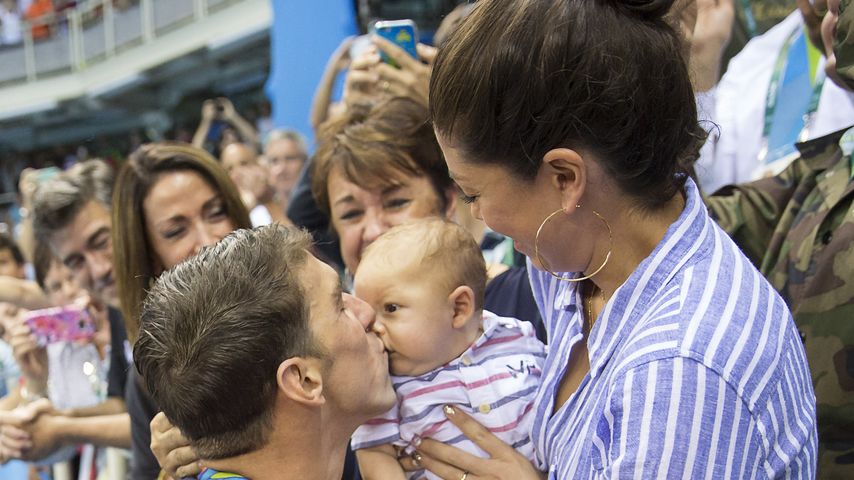 Michael Phelps nach seinem Sieg über 200-Meter-Schmetterling in Rio 2016