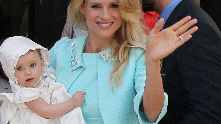 Michelle Hunziker, Tomaso Trussardi und Sole Trussardi