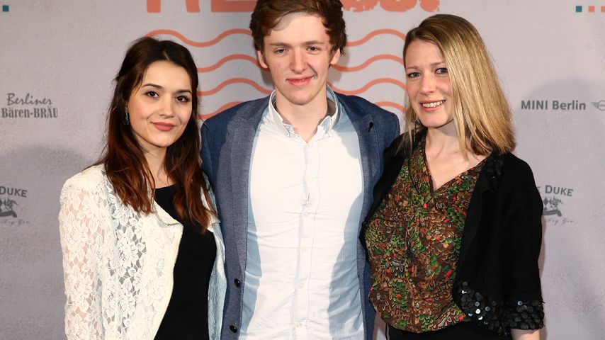 Michelle Math, Timur Bartels und Rebecca Rudolph bei der Bavaria Film Party RE:BOOT 2016