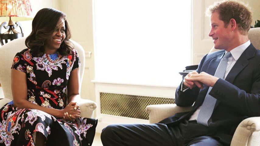 Prinz Harry und Michelle Obama