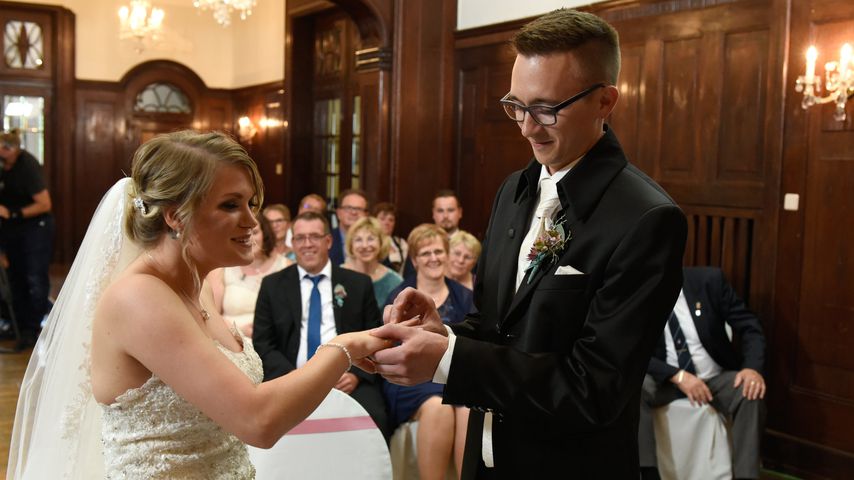 Michelle und Daniel bei ihrer HadeB-Hochzeit