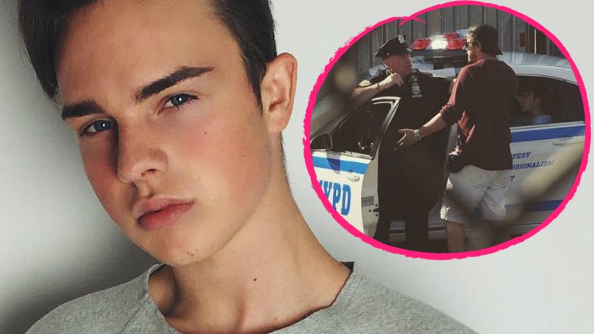 Verhafteter Mike Singer? DAS steckt hinter dem Polizei-Foto