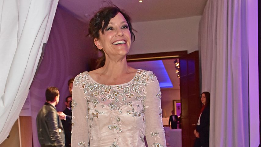 Miriam Pielhau 2016 auf der Aftershowparty des Rosenballs in Berlin