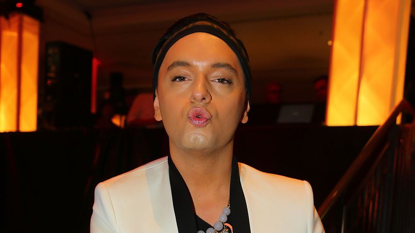 Modeschöpfer Julian F.M. Stoeckel bei der Rocky-Musical-Premiere 2015 in Stuttgart