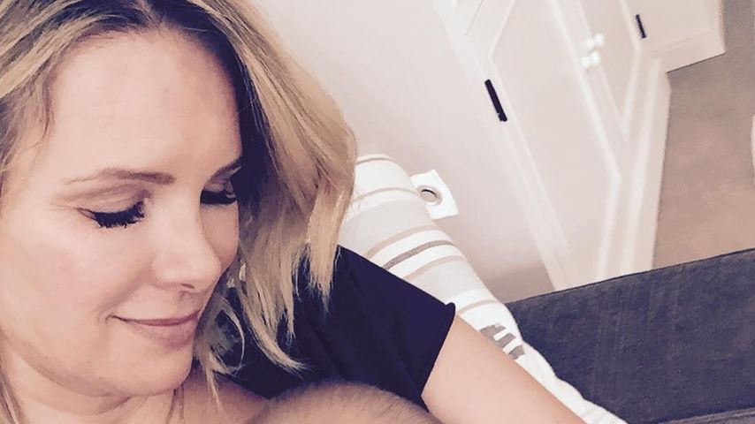 Monica Ivancan mit Sohn Anton