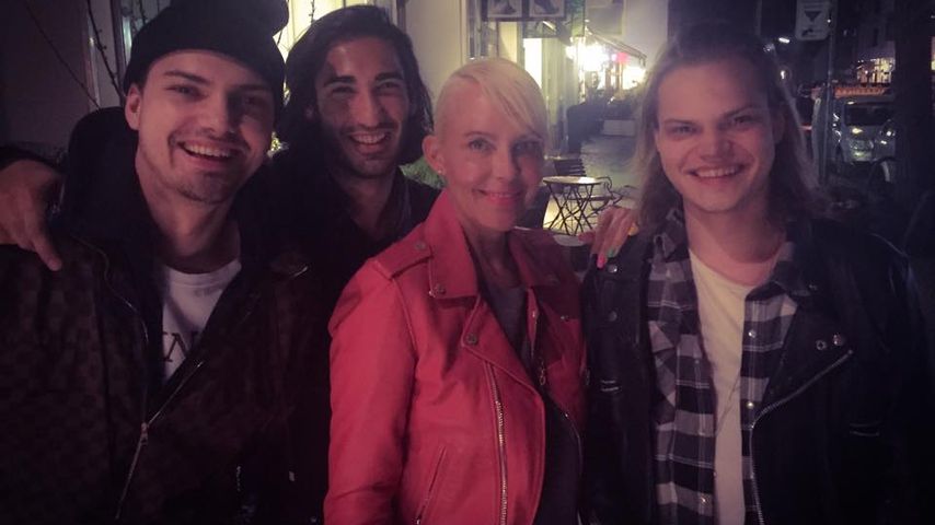 Natascha Ochsenknecht, Umut Kekilli, Jimi Blue Ochsenknecht und Wilson Gonzalez Ochsenknecht