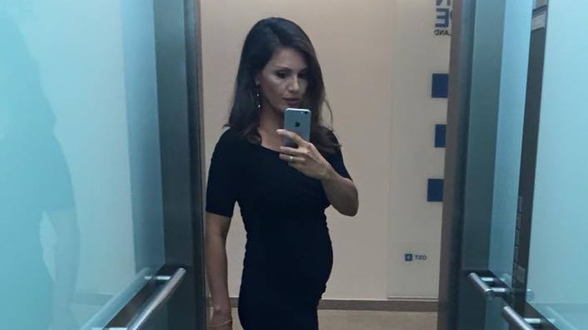 Nazan Eckes mit Babybauch im Juli 2016