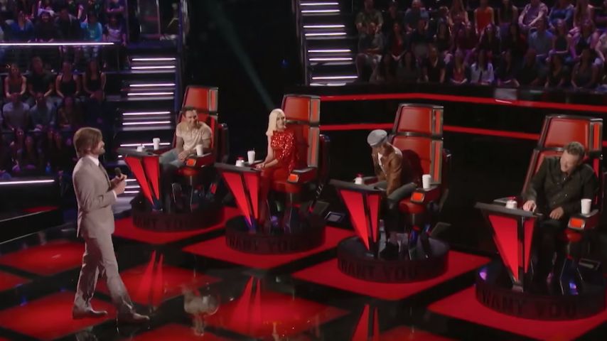 Gwen Stefani, Blake Shelton, adam levine, Neil Patrick Harris und Pharrell Williams