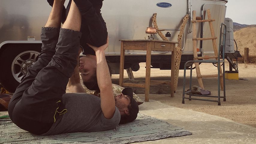 Paar-Yoga: Nikki Reed & Ian Somerhalder auch Sport-Traumduo!