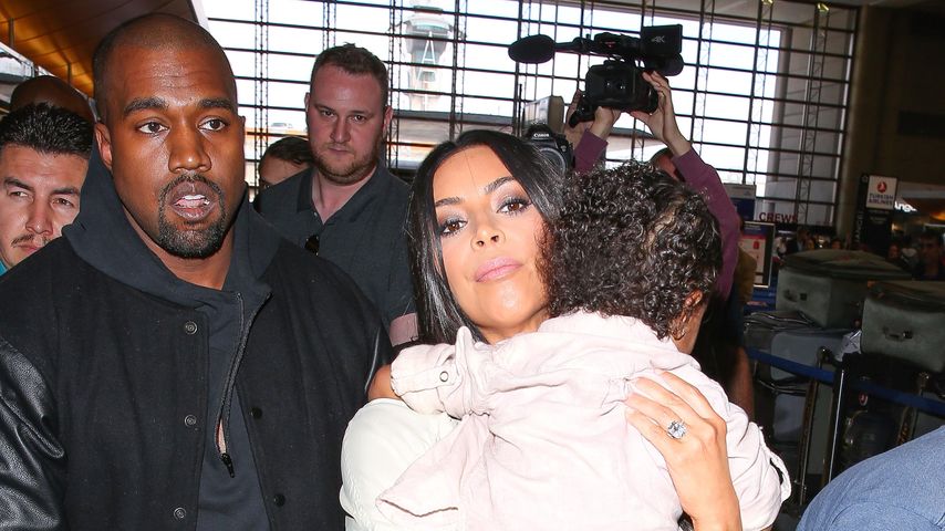 Kim Kardashian, Kanye West und North West