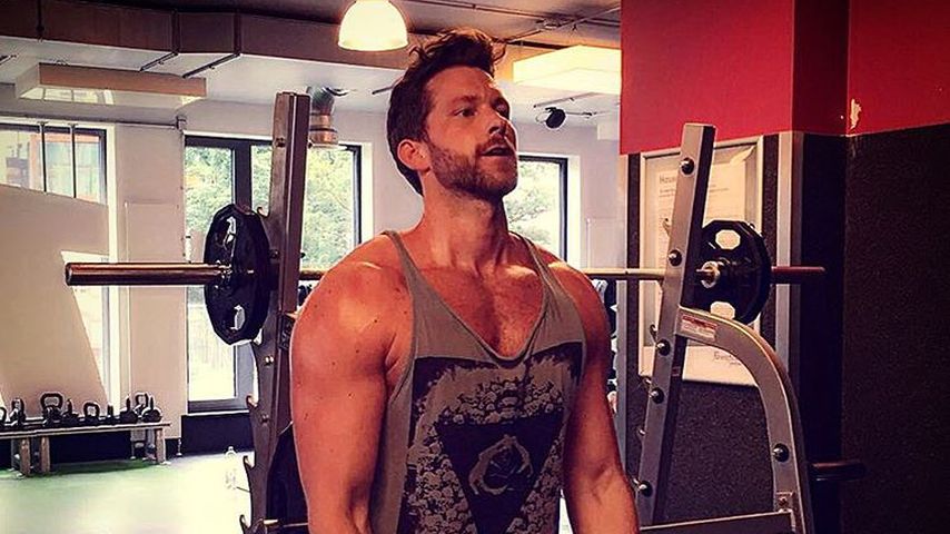 Oliver Sanne im Fitnessstudio