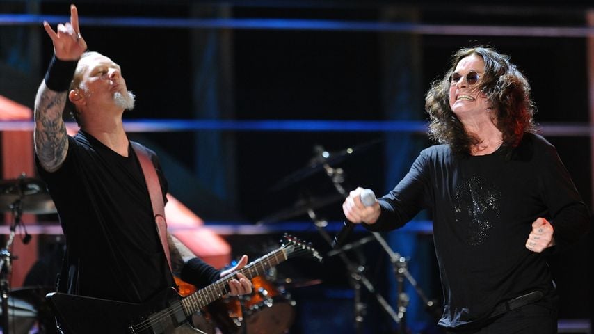 James Hetfield und Ozzy Osbourne, Oktober 2009