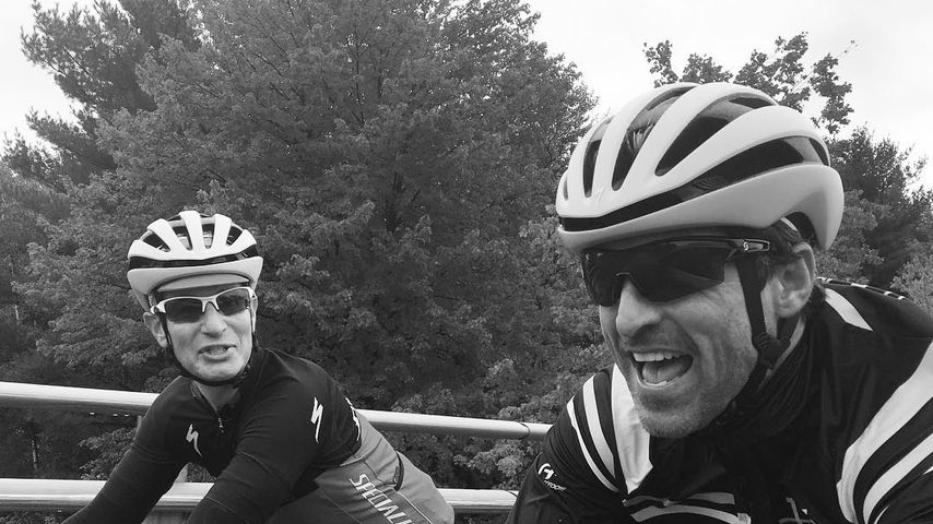Patrick Dempsey unterwegs mit dem Rad