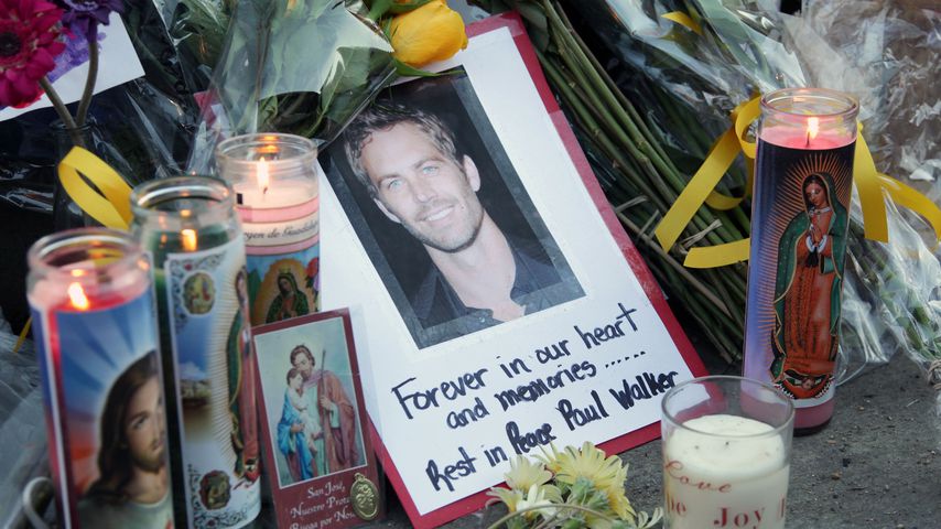 Paul Walker Gedenkstätte am Unfallort 2013