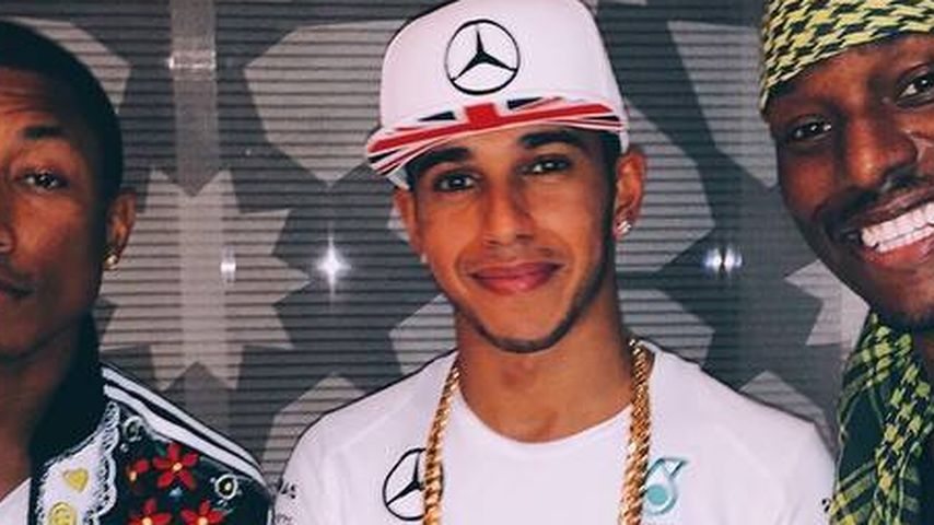 Lewis Hamilton und Pharrell Williams