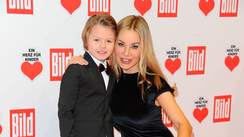 Xenia Seeberg und Sohn Philias Martinek